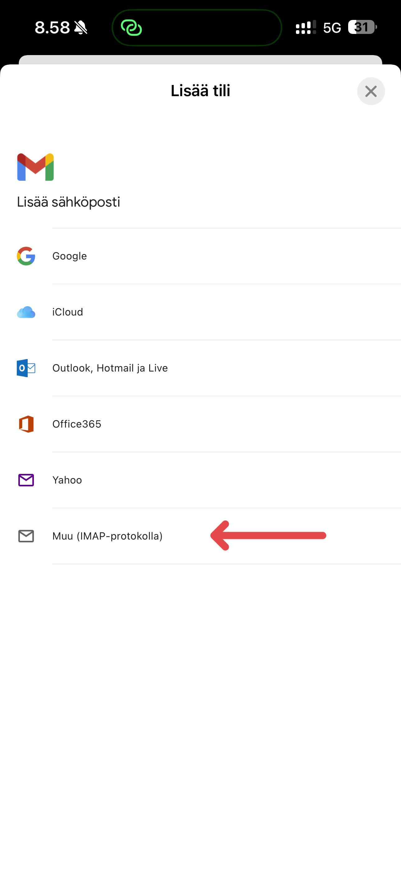 Muu, IMAP
